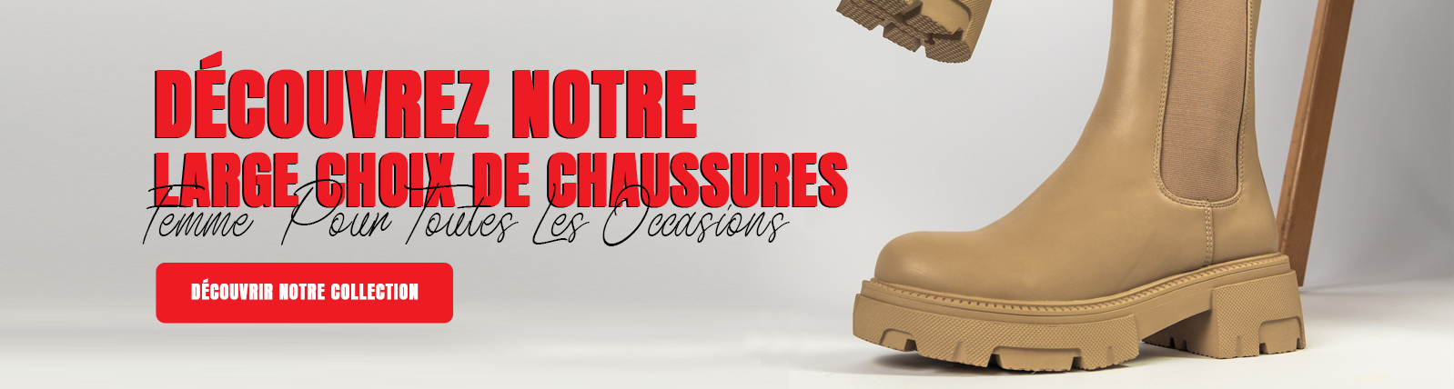 Vente de chaussures en ligne pour femme
